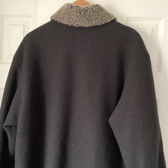 Hilary Radley Wool Coat Brown Size Large - Picture 4 of 10